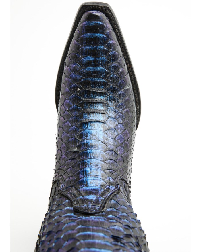 Special Offer Idyllwind Women's Slay Midnight Exotic Python Tall Western Boots - Snip Toe | Blue