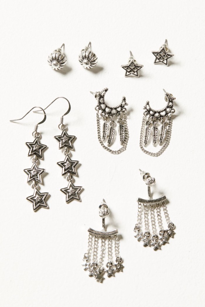 Special Offer Idyllwind Women's Fleetwood 5-piece Earring Set | Silver