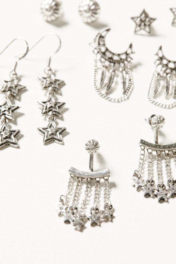 Special Offer Idyllwind Women's Fleetwood 5-piece Earring Set | Silver