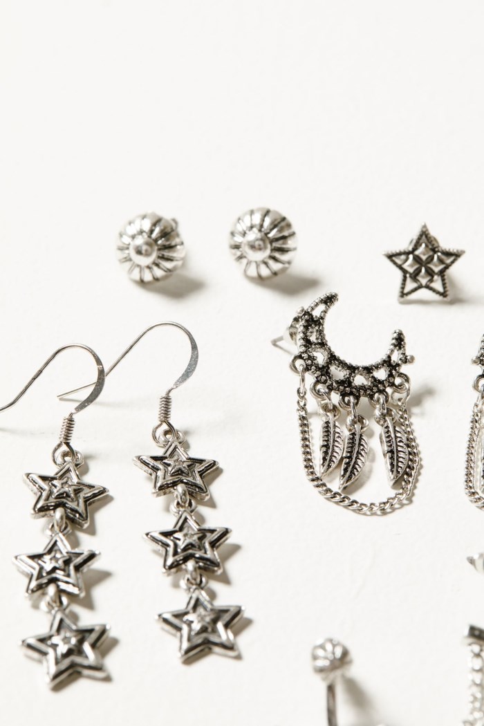 Special Offer Idyllwind Women's Fleetwood 5-piece Earring Set | Silver