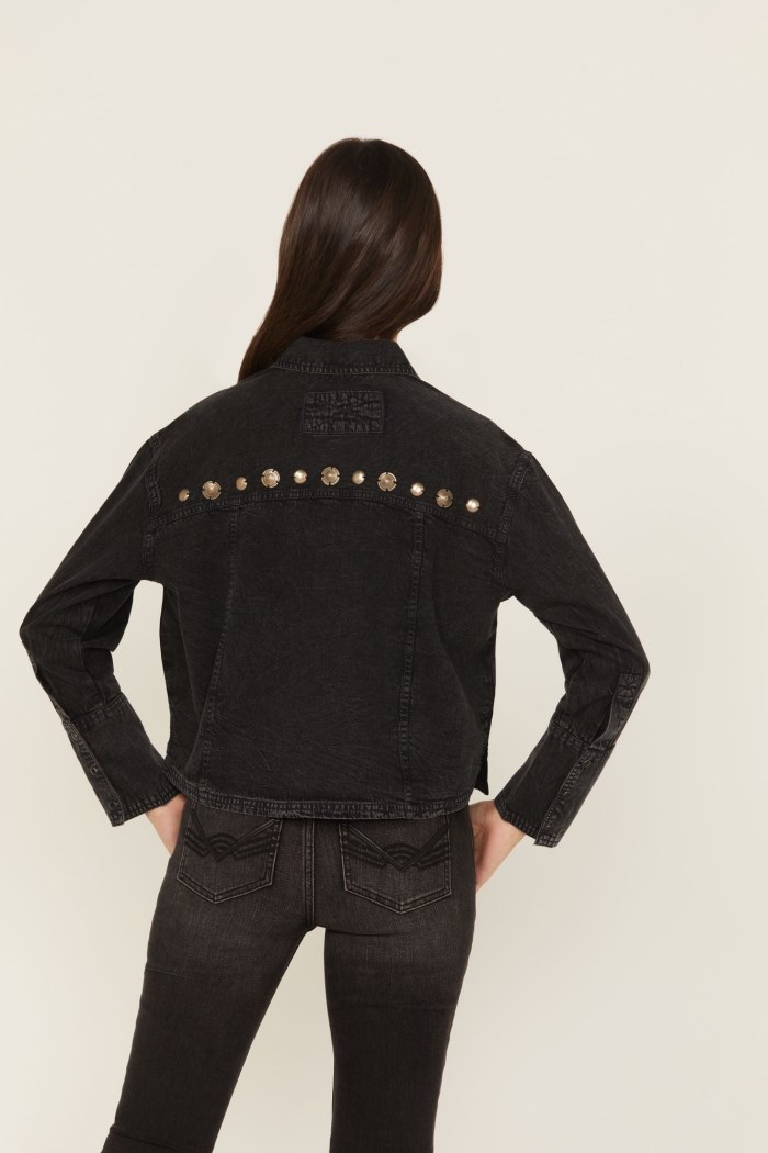 Special Offer Idyllwind Women's Concho Embellished Long Sleeve Snap Western Shirt | Black