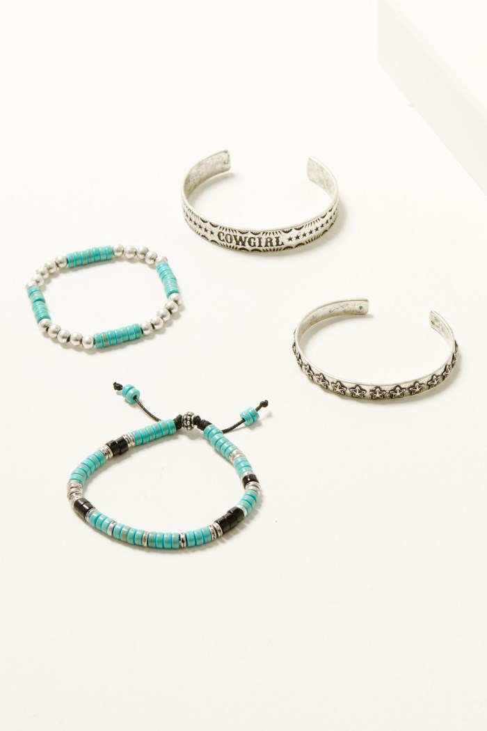 Special Offer Idyllwind Women's Amberwood Navajo pearl Bracelet Set - 4 Piece | Silver