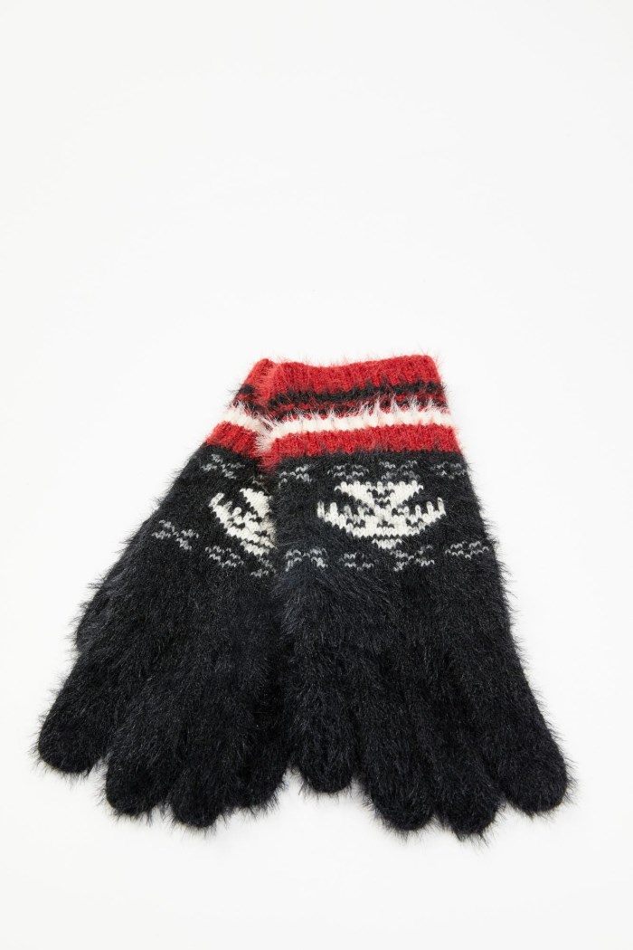 Special Offer Idyllwind Women's Rialto Thunderbird Southwestern Print Gloves | Black