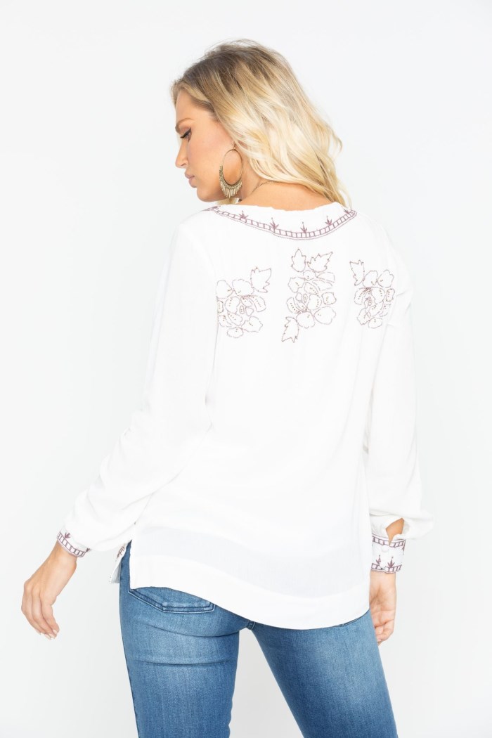 Special Offer Idyllwind Women's Homegrown Lace Up Tunic Top | Ivory