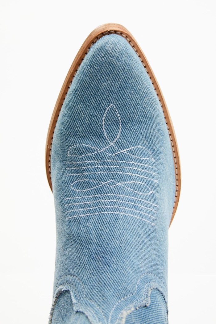 Special Offer Idyllwind Women's Aces Denim Deux Western Boots - Pointed Toe | Blue