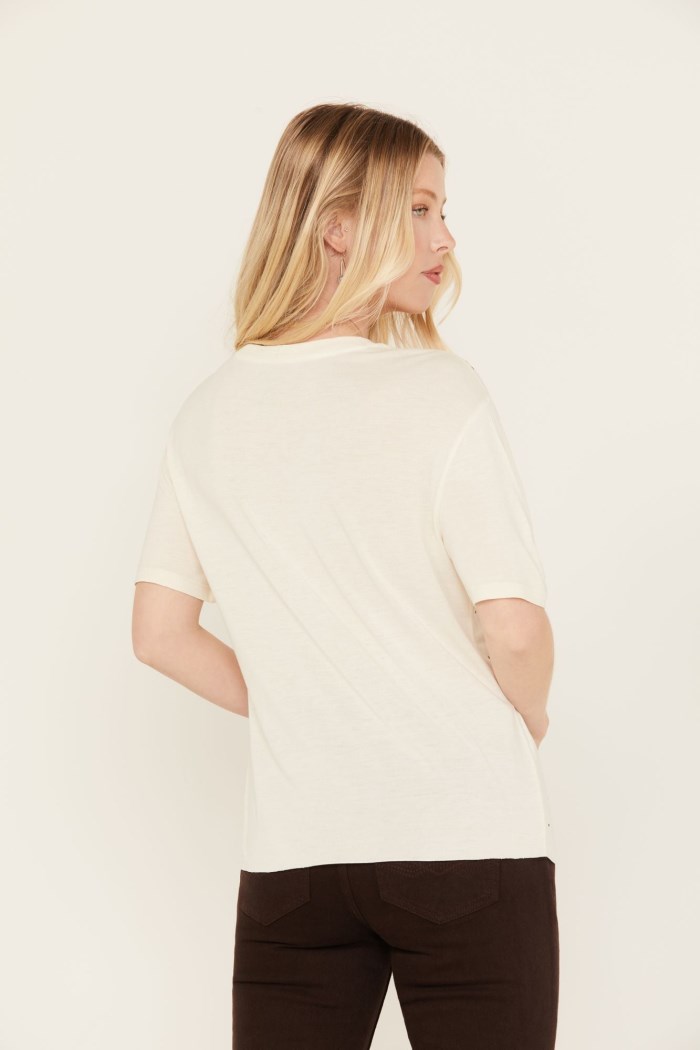 Special Offer Idyllwind Women's Fannie Studded Tee | Ivory