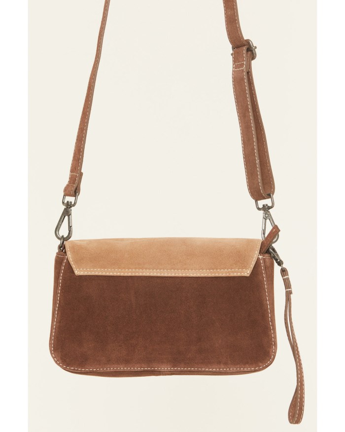 Special Offer Idyllwind Women's Louanne Suede Western Crossbody Bag | Pecan