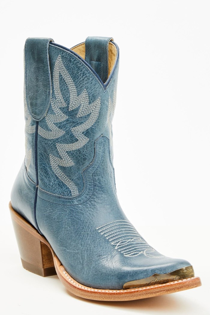 Special Offer Idyllwind Women's Wheels Navy Western Booties - Round Toe | Navy