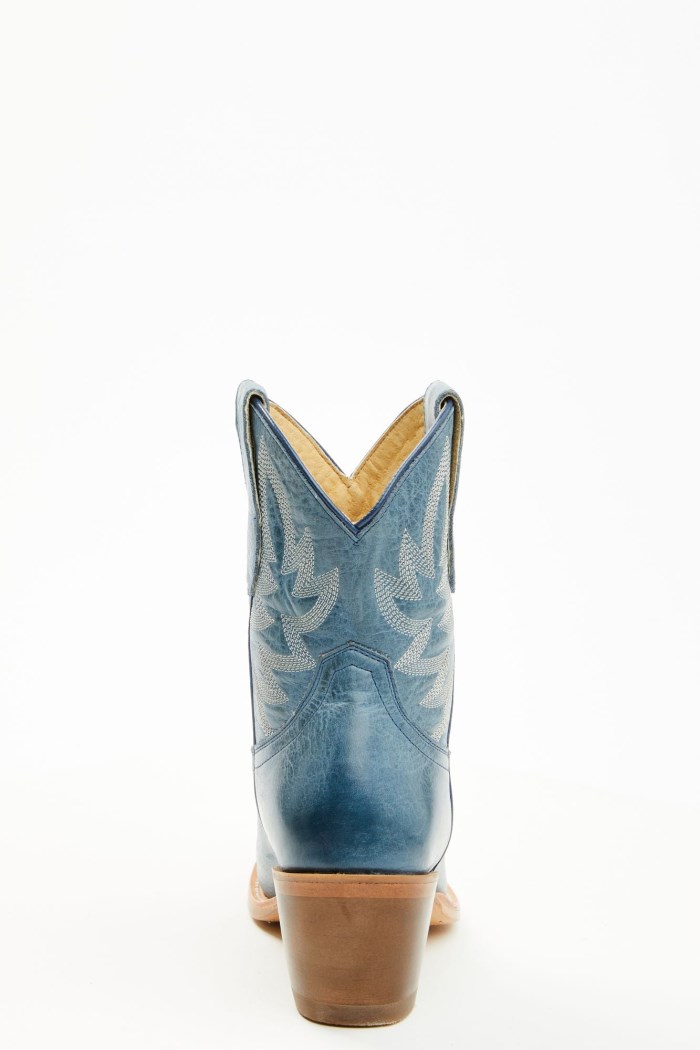 Special Offer Idyllwind Women's Wheels Navy Western Booties - Round Toe | Navy