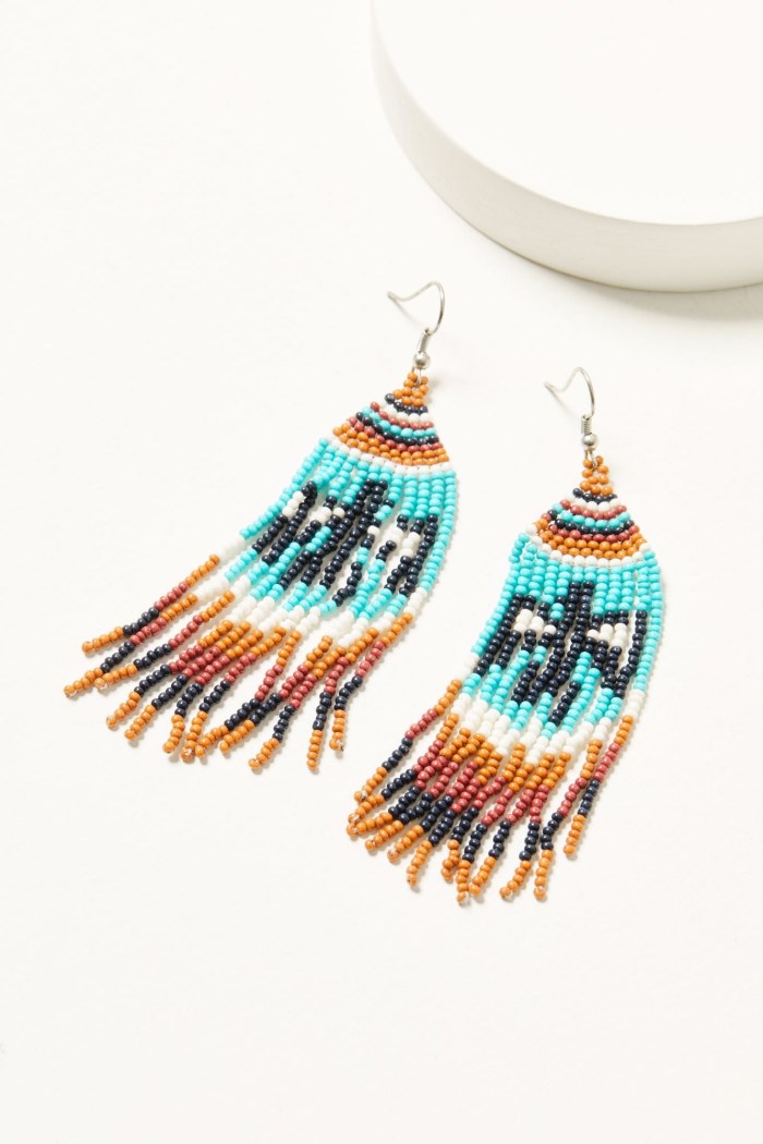Special Offer Idyllwind Women's Graylynn Beaded Fringe Earrings | Turquoise