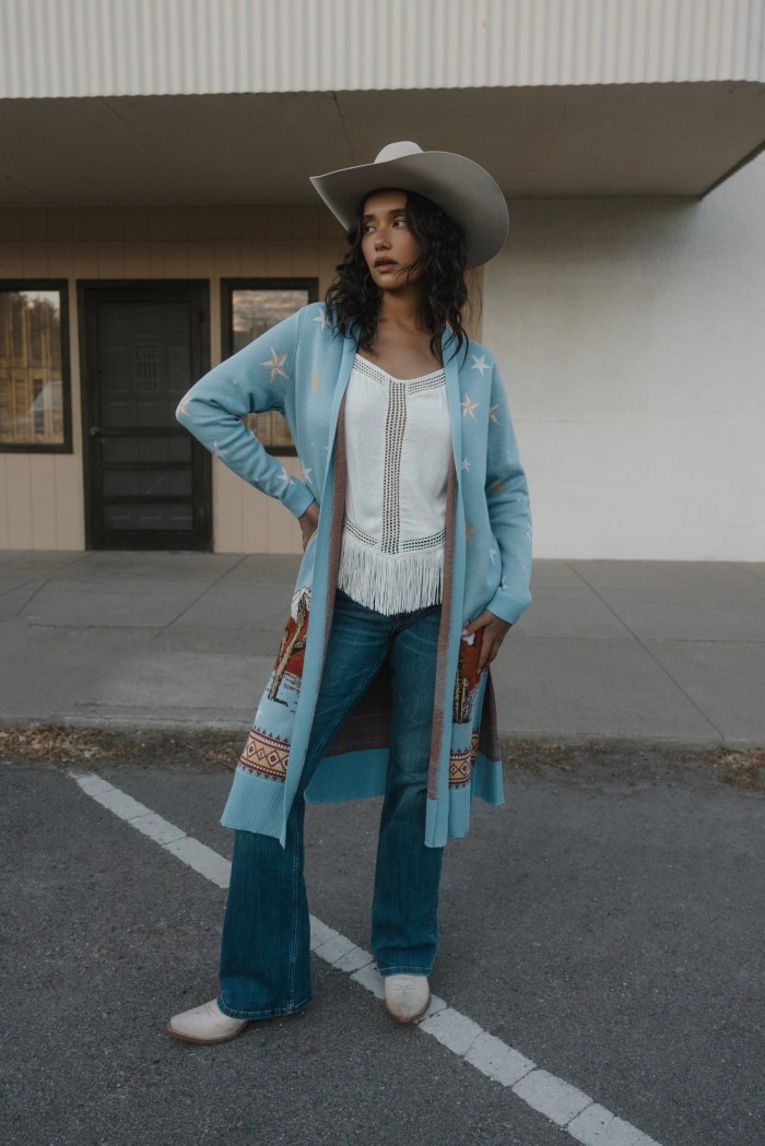 Special Offer Idyllwind Women's Howdy Cardigan | Light Blue