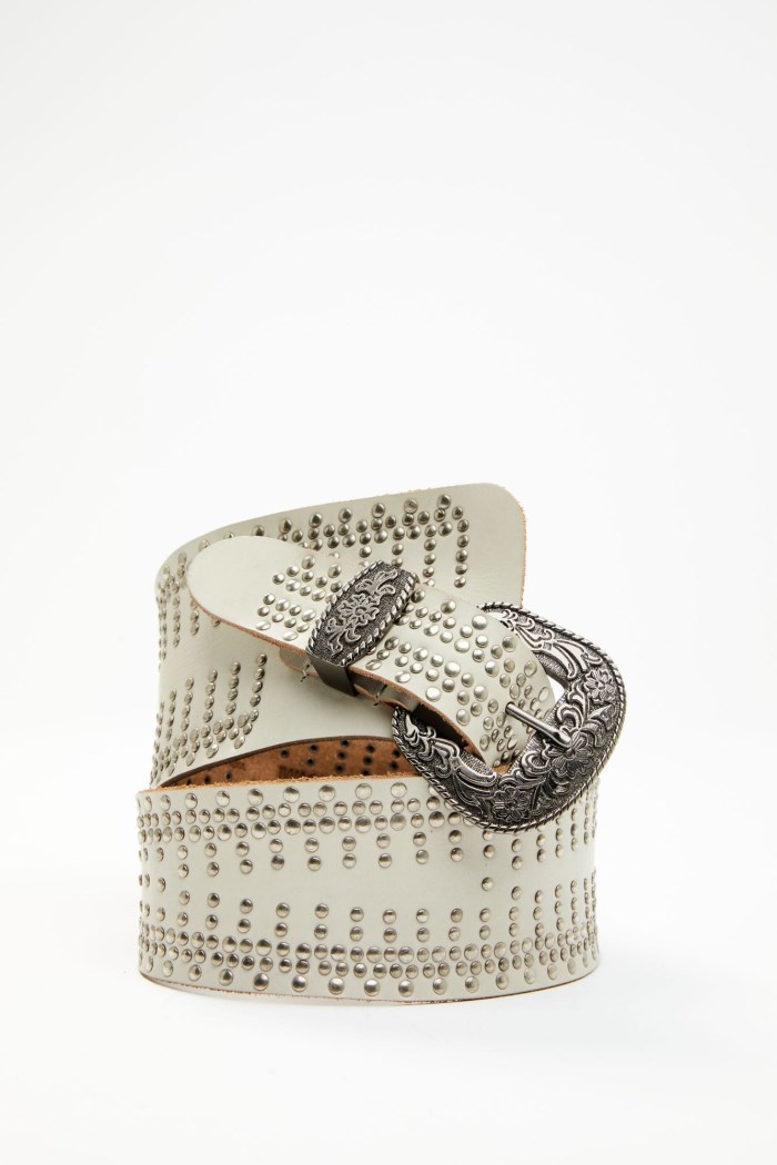 Special Offer Idyllwind Women's Sadler Studded Belt | Ivory