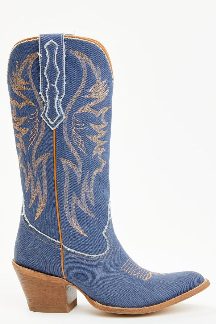 Special Offer Idyllwind Women's Charmed Life Denim Western Boots - Round Toe | Blue