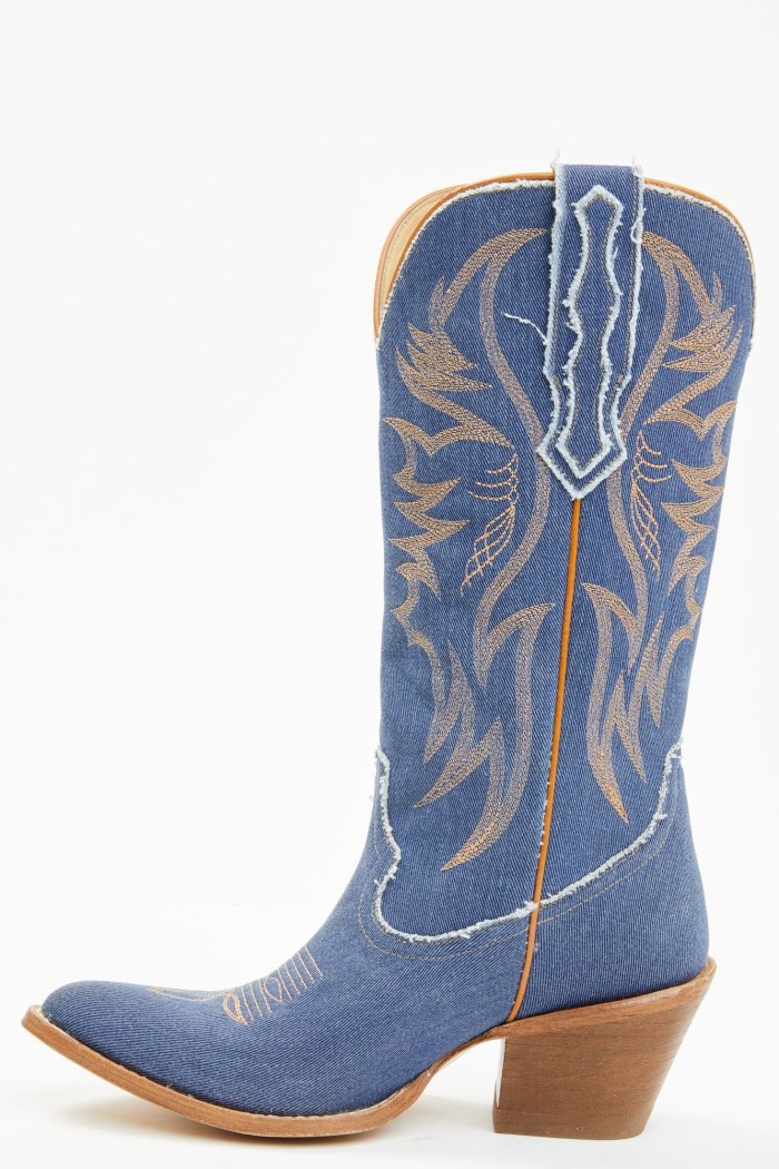Special Offer Idyllwind Women's Charmed Life Denim Western Boots - Round Toe | Blue