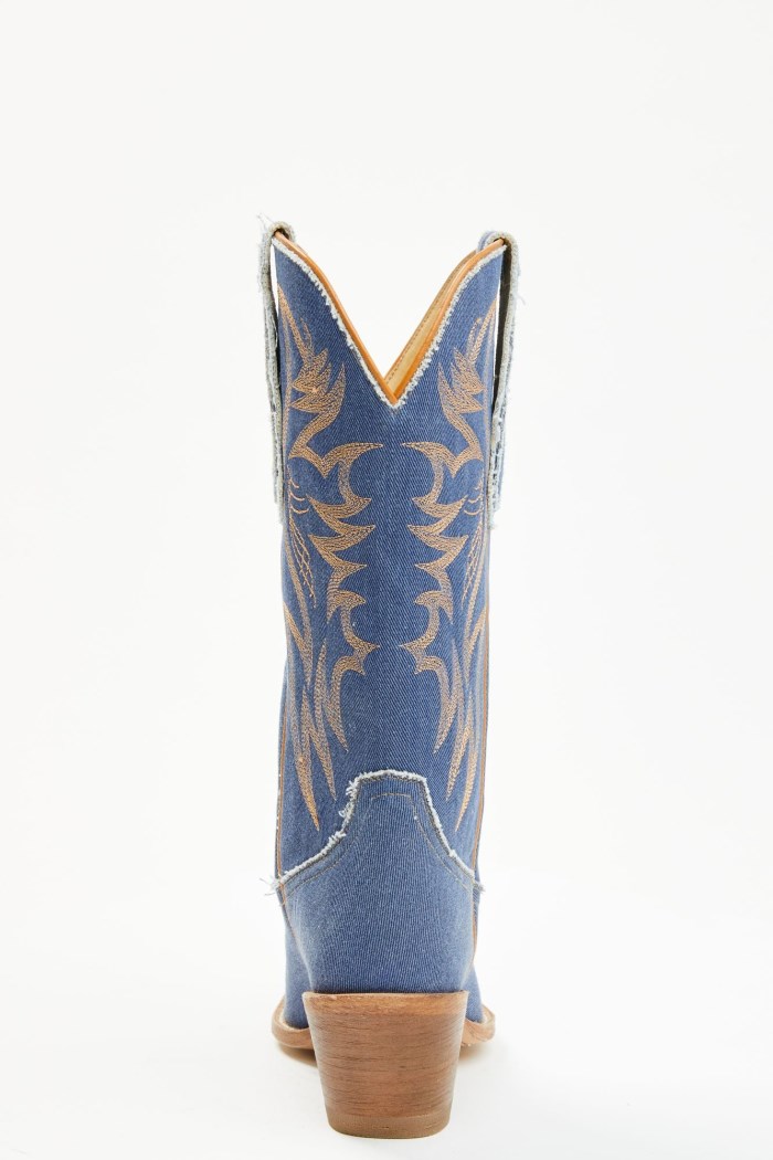 Special Offer Idyllwind Women's Charmed Life Denim Western Boots - Round Toe | Blue