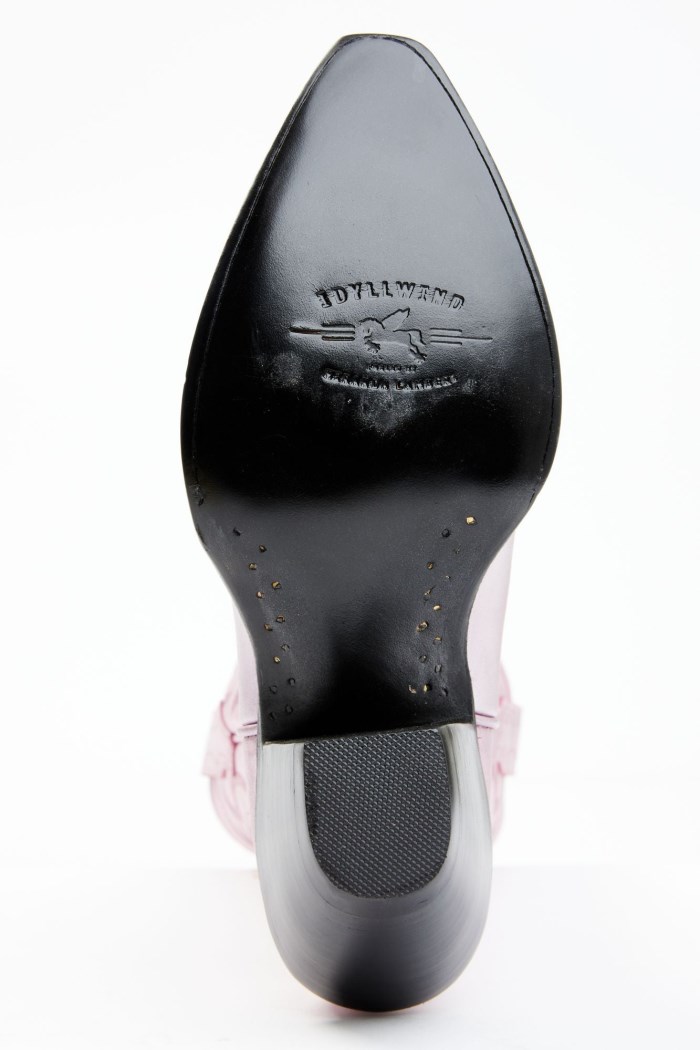 Special Offer Idyllwind Women's Rose' Metallic Pink Leather Western Boots - Snip Toe | Pink