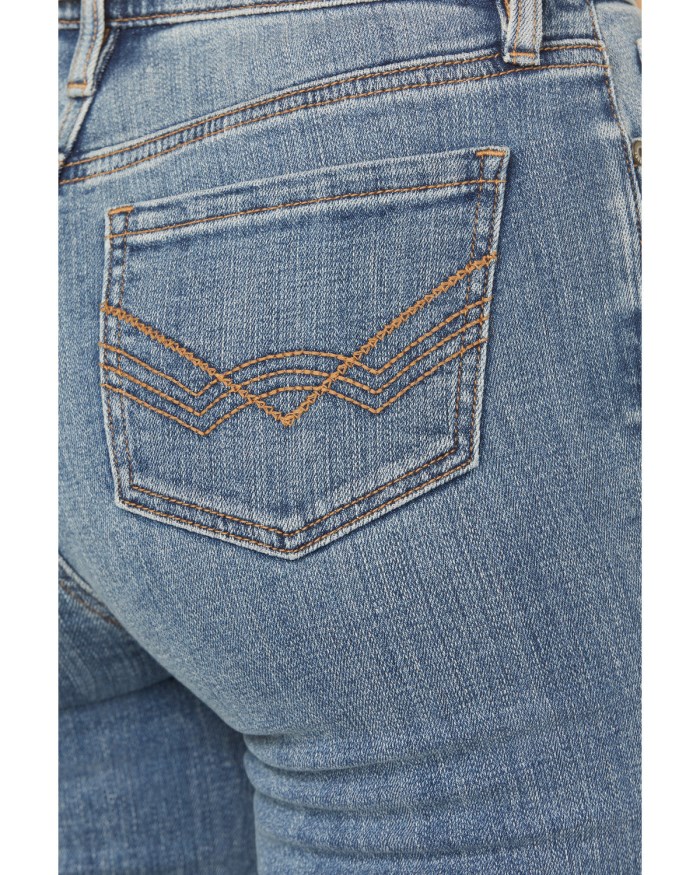 Special Offer Idyllwind Women's Arbor Medium Wash Legend High Rise Bootcut Super Stretch Denim Jeans | Medium Wash