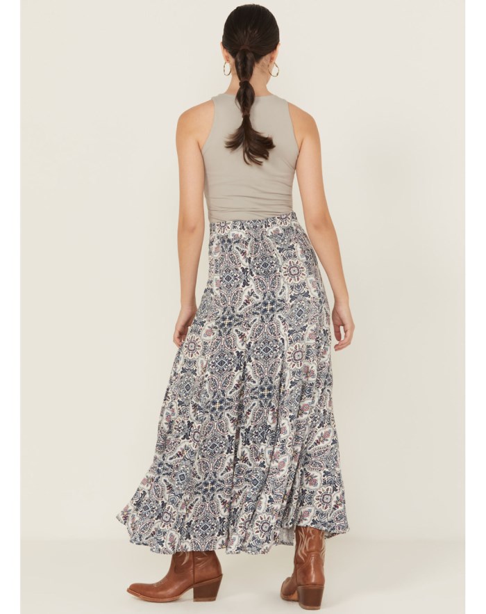 Special Offer Idyllwind Women's Garrison Printed Maxi Skirt | Ivory