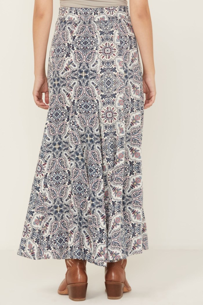 Special Offer Idyllwind Women's Garrison Printed Maxi Skirt | Ivory