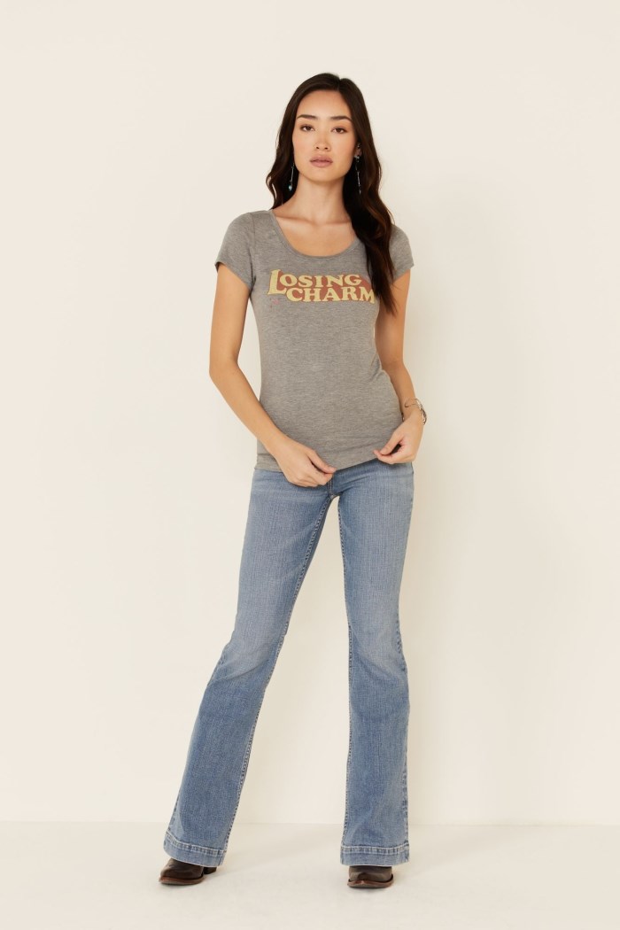 Special Offer Idyllwind Women's Losing Charm Trustie Tee | Heather Grey