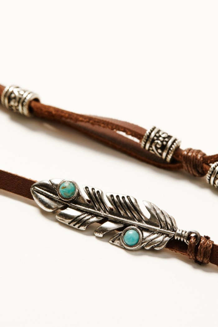 Special Offer Idyllwind Women's Caledonia Leather Wrap Bracelet | Silver