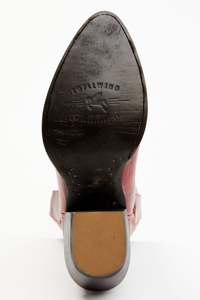 Special Offer Idyllwind Women's Wheels Red Leather Western Booties - Round Toe | Red