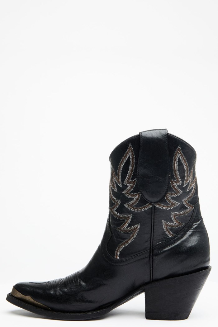 Special Offer Idyllwind Women's Wheels Black Leather Western Booties - Round Toe | Black