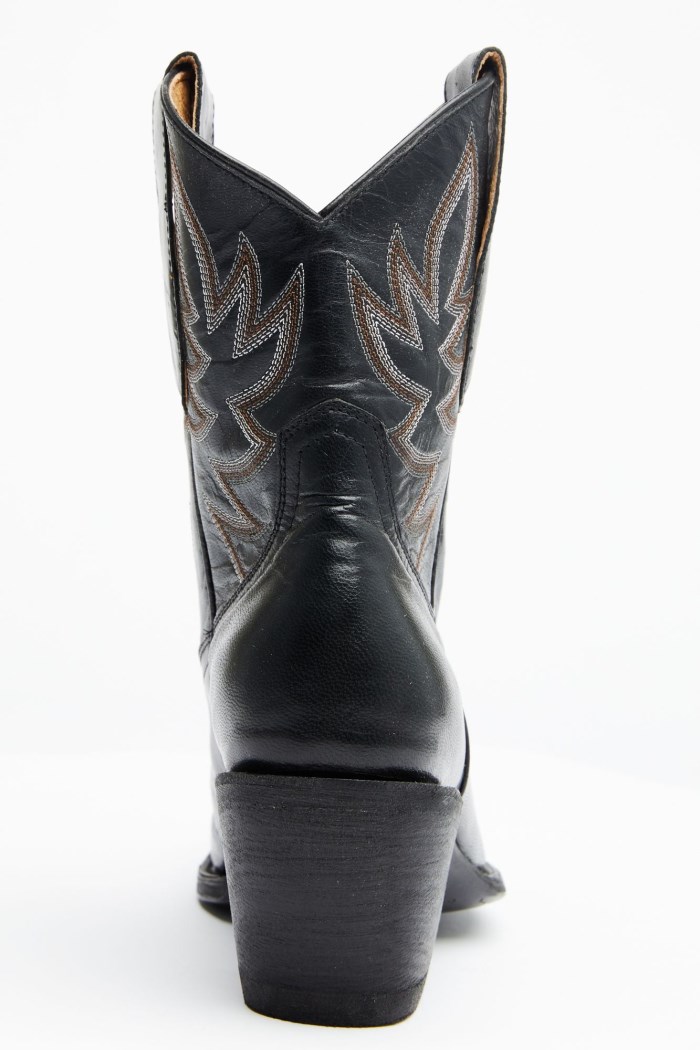 Special Offer Idyllwind Women's Wheels Black Leather Western Booties - Round Toe | Black