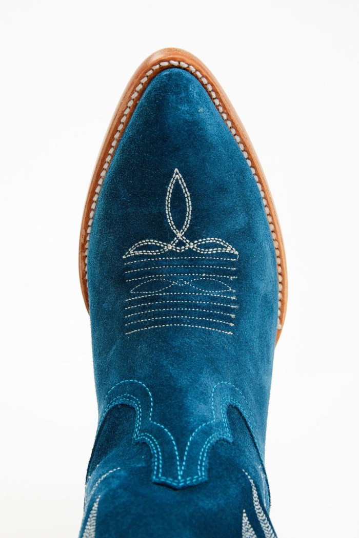 Special Offer Idyllwind Women's Charmed Life Teal Suede Western Boots - Round Toe | Teal