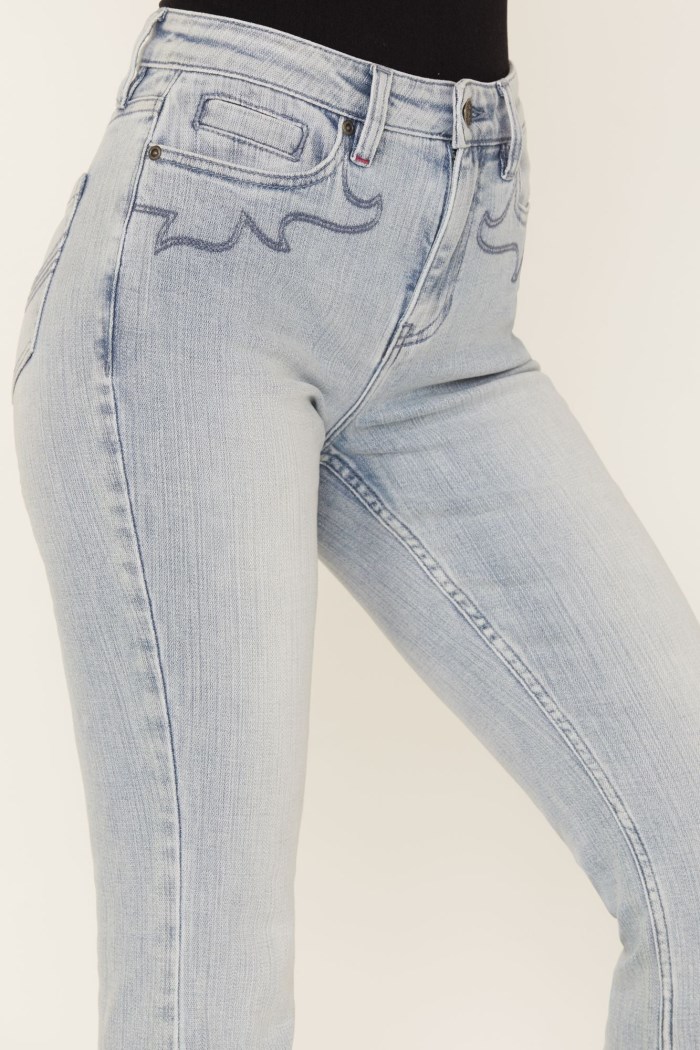 Special Offer Idyllwind Women's Darbi High Risin Western Stitched Flare Jeans | Light Wash