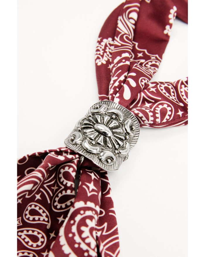 Special Offer Idyllwind Women's Sutherland Chain Fringe Bandana Necklace | Red