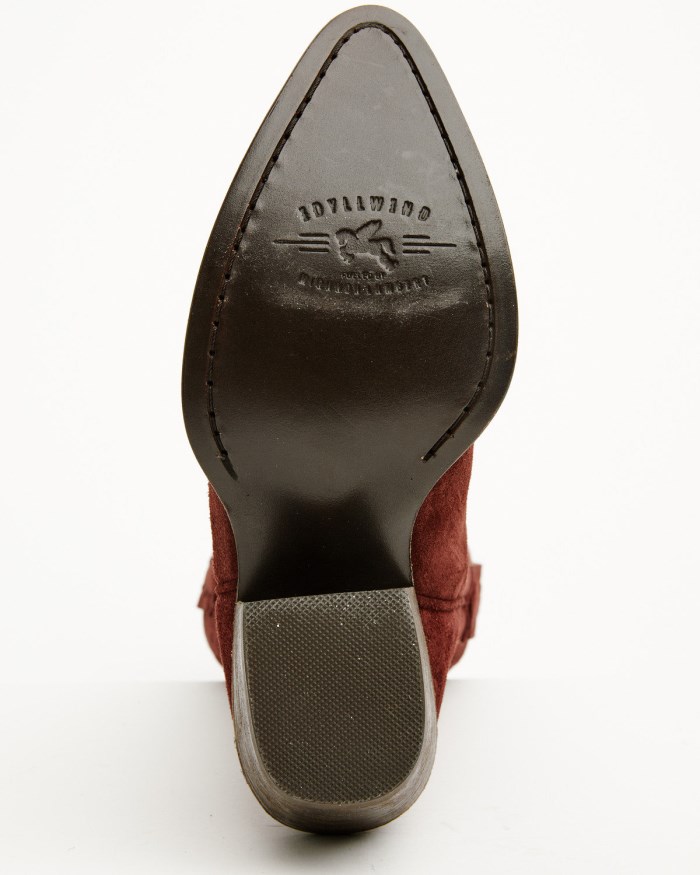 Special Offer Idyllwind Women's Charmed Life Wine Suede Western Boots - Round Toe | Wine