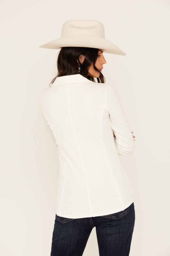 Special Offer Idyllwind Women's Ravenwood Solid Long Sleeve Snap Shirt | Ivory