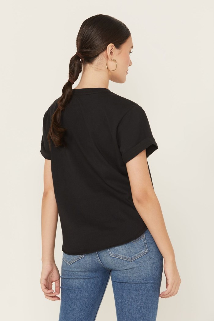 Special Offer Idyllwind Women's Studded Bull Skull Short Sleeve Graphic Tee | Black