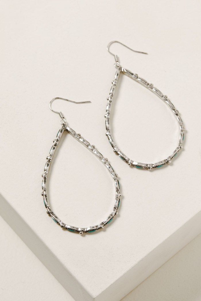 Special Offer Idyllwind Women's Around We Go Turquoise Earrings | Silver