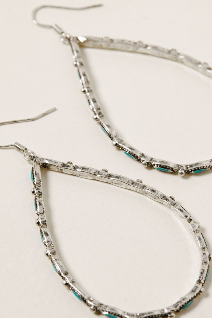 Special Offer Idyllwind Women's Around We Go Turquoise Earrings | Silver