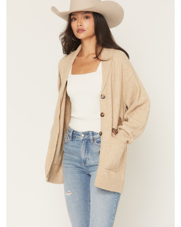 Special Offer Idyllwind Women's Spartan Horse Cardigan Sweater | Khaki