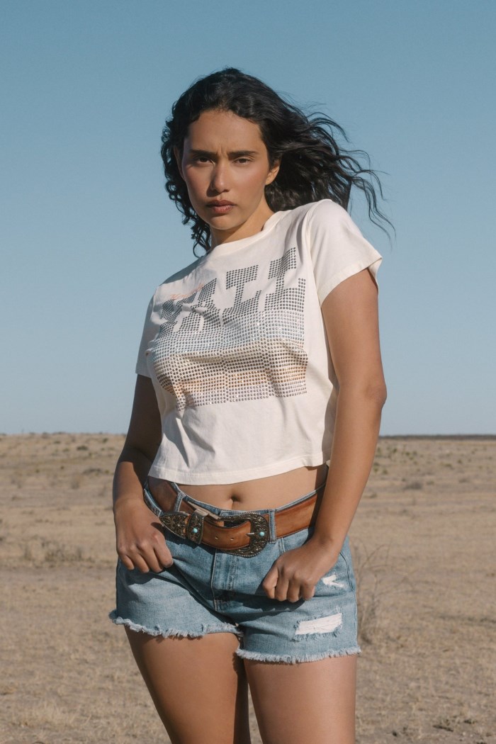 Special Offer Idyllwind Women's Y'all Embellished Short Sleeve Cropped Graphic Tee | Ivory