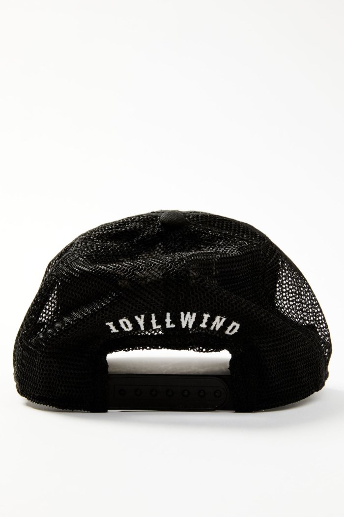 Special Offer Idyllwind Women's Bad Ass Woman Embroidered Mesh Back Baseball Hat | Black