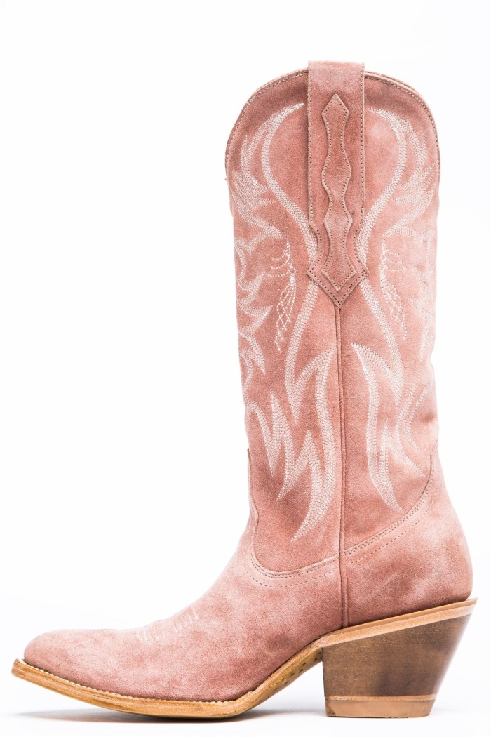 Special Offer Idyllwind Women's Charmed Life Pink Suede Western Boots - Round Toe | Blush
