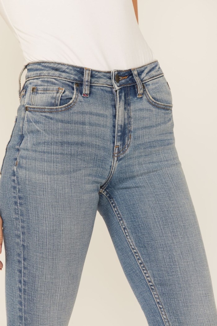 Special Offer Idyllwind Women's Medium Wash Old West High Risin Released Hem Flare Jeans | Medium Blue