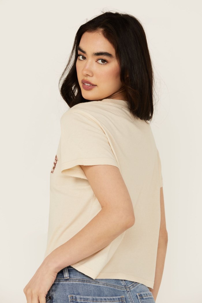 Special Offer Idyllwind Women's Sorry Gone Country Short Sleeve Cropped Graphic Tee | Nude