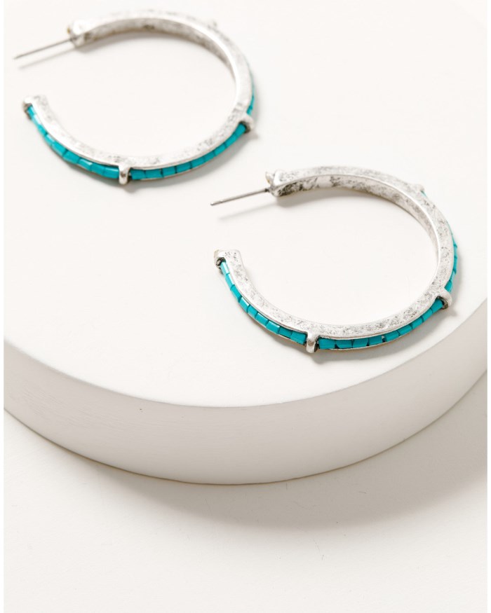 Special Offer Idyllwind Women's Wynbrook Hoop Earring Set - 3 Piece | Silver