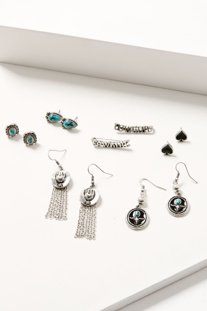 Special Offer Idyllwind Women's Belinda Earring Set - 6 Piece | Silver