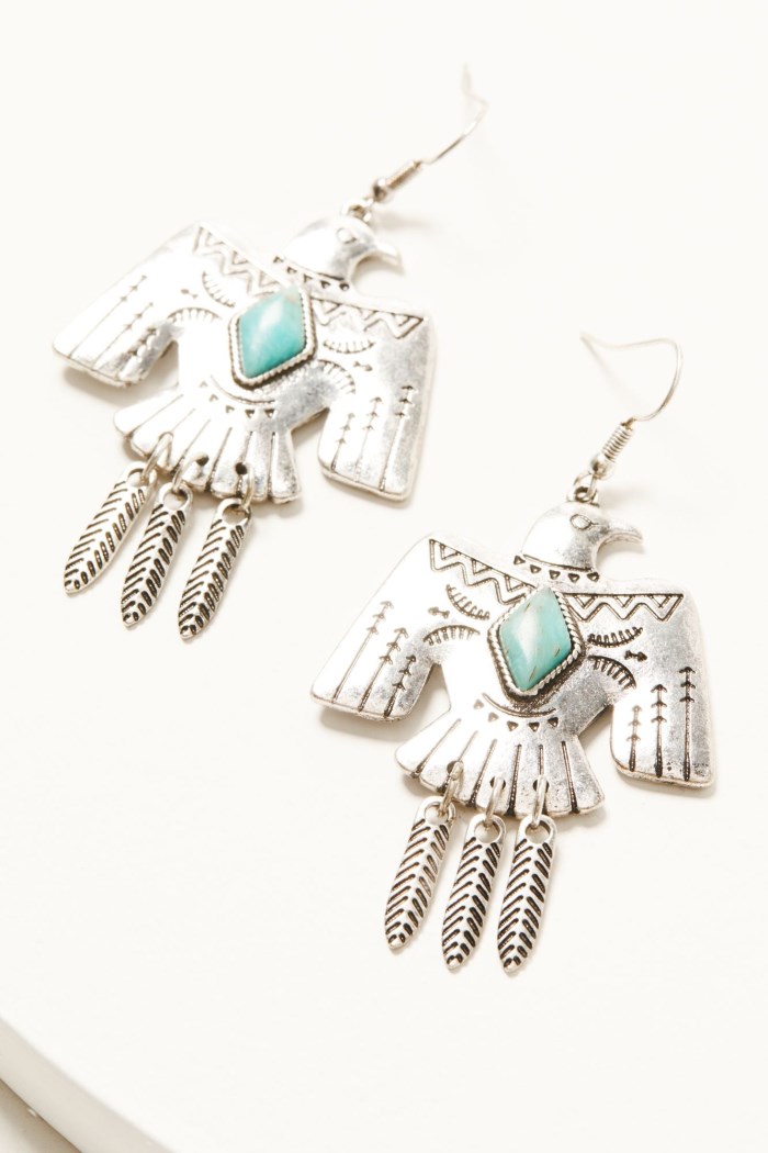 Special Offer Idyllwind Women's Maragot Antique Thunderbird Earrings | Silver