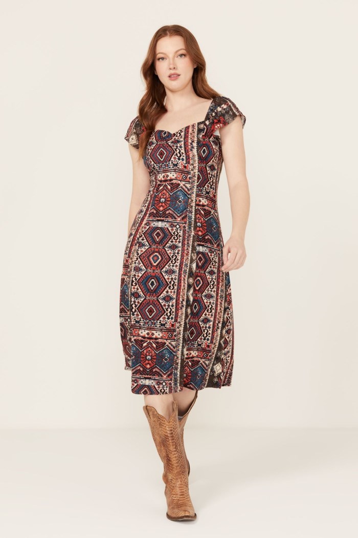 Special Offer Idyllwind Women's Bethany Flutter Sleeve Dress | Black