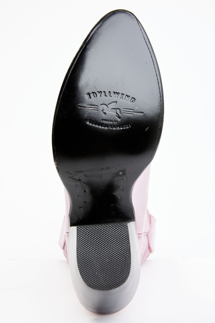 Special Offer Idyllwind Women's Tickled Metallic Pink Leather Fashion Western Booties - Round Toe | Pink