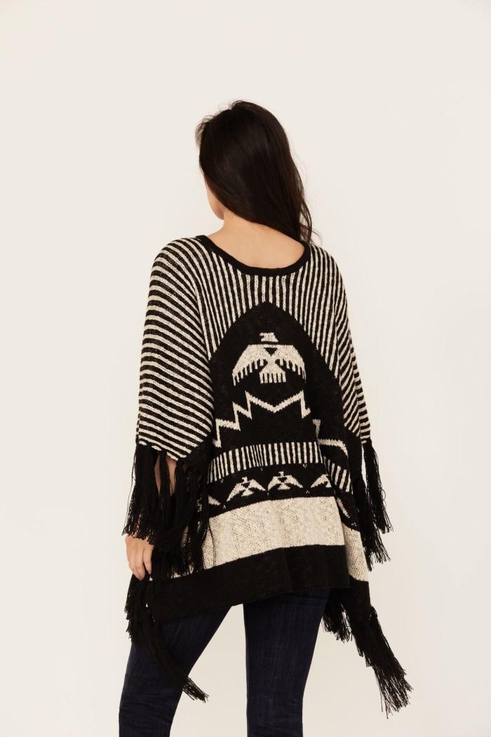 Special Offer Idyllwind Women's Eatons Thunderbird Poncho Sweater | Black