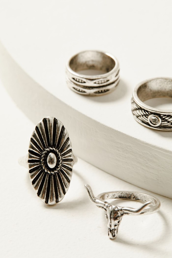 Special Offer Idyllwind Women's Catalina 5-piece Ring Set | Silver