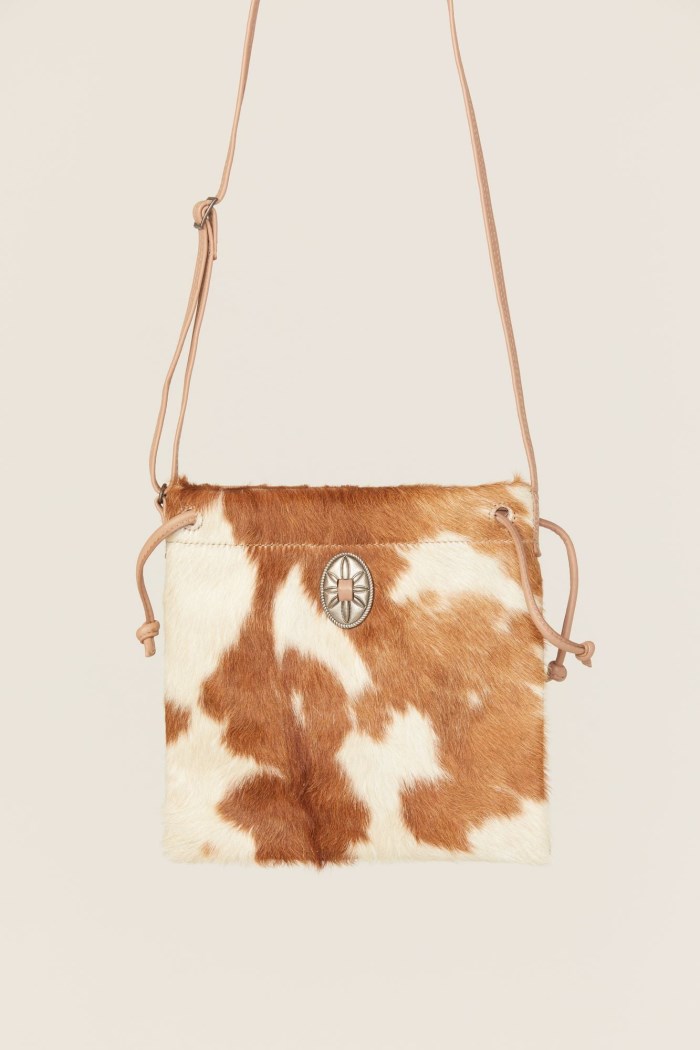 Special Offer Idyllwind Women's Canyon Ridge Hair-On Cowhide Crossbody Handbag | Lt Brown